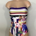 Trina Turk New.  floral swimsuit….size 8 Photo 10