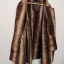 Dennis Basso DENNIS BY  CHOCOLATE BROWN FAUX SHEARLING COAT JACKET SIZE XL - NWOT Photo 3