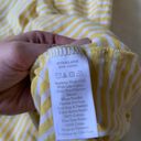 Everlane Yellow White Striped Tee Shirt Dress Photo 4