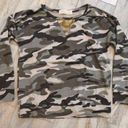 Vintage Havana NEW  women's medium black/gray camo sweatshirt Photo 0