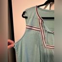 Style & Co  Embroidered Tasseled Knit Top Aqua Blue 1x Photo 1