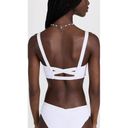 l*space L* Ribbed Vera Bikini Top in White XLarge New Womens Swimsuit Photo 1