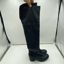 Barney’s New York Barneys New York Black Soft Leather Pull On Over The Knee Boots Size 40 Photo 1