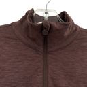 Apana  Brown Long Sleeve Quarter Zip Yoga Top Photo 5