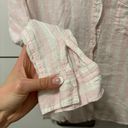 Rails  Pink & White Stripe Button Down Top Photo 2