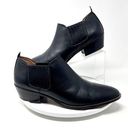 Coach  Women's Low-Rise Black Leather Pointed Toe Ankle Bootie Size 11 Photo 0