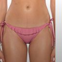 Mulberry Soluna 2 Piece Hipster Swim Bikini Top & Bottom  Pink Small NWT $108 Photo 6