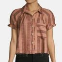 Free People Away At Sea Striped Top - Women's size L Photo 1