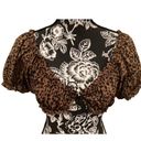 SheIn Ruffle Leopard Print Crop Top Sexy Beach Coastal Low Cut Photo 1