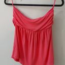 NY &  New York and Company Pink Flowy Strapless Top Size M Photo 2