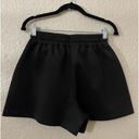 Good American NWT  Scuba Drawstring Shorts With Pockets Size S Black Color Photo 5