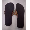 Vera Pelle  Size 42 Italian Leather Beaded Sandals Photo 3
