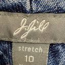 J.Jill  Wide Leg Straight Jeans Medium Blue Wash Womens 31 Inch Waist Photo 4