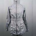 Original Marines Womens Windbreaker Zip Jacket Light Gray Photo 1