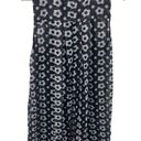 Nina Leonard  Womens Floral Dress Zip Lined Mini Sleeveless Pleated Black Small Photo 11