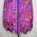 Lavon Vintage  by Cheerful Corp Windbreaker Parachute Track Jacket Sz L 80's 90's Photo 2