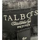 Talbots  Black Straight Jeans Size 6 Petite Photo 2