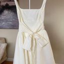 House Of CB  'Florianne' Ivory Bow Mini Dress NWOT size M Photo 4