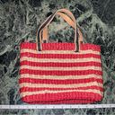 Q&A American Flag 🇺🇸 USA Natural Straw Bag Photo 5