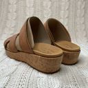 Kork-Ease  Camellia Platform Wedge Sandal in Brown Full Grain Leather Photo 4