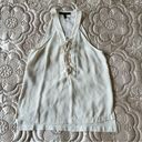 BCBGMAXAZRIA  Lace Up Tank Top Sleeveless Blouse Size XXS Photo 2