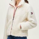 Tommy Hilfiger  White Sherpa Jacket M Photo 0