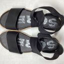 Sorel Ella Elastic Ankle strap slide open toe sandals Black Photo 12