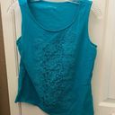 Coldwater Creek  crocheted front tank top Small Photo 0