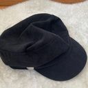 Black Corduroy Cabbie Hat Photo 2