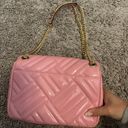 Michael Kors Medium Shoulder Flap Purse in Patent Pink Photo 3