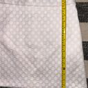 Topshop White Polka Dot Textured Skirt Size 6 Photo 7