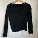 Uniqlo Cashmere blend cable knit black cardigan Photo 0