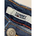 Tommy Hilfiger Tommy Jeans Women's Ultra High Rise Legging Distressed Hem Blue Wash Size 4 Photo 8