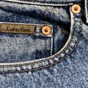 Calvin Klein VTG  Mom Jeans 100% Wide Leg 5-Pocket Stone Wash Denim Blue 16 29" Photo 3