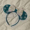 Disney Ears frozen Elsa headband light weight princess Mickey blue sequins Photo 10