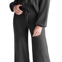 Amazon Women’s Two Piece Top & Wide Leg Pants Lounge Sweater Set Photo 0