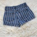 PacSun #48  High Waist Firework Stripe Denim Sewn Cuff Mom Short Photo 2