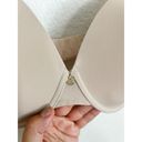 Natori  Pure Luxe Plunge nude T-Shirt Bra size 34DD Photo 4