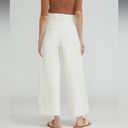 Everlane The Structured Cotton Belted Pant Bellbottom Wide Leg Bone White NWT 8 Photo 1