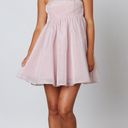 Cotton Candy LA Pink Babydoll Strapless Mini Babydoll Dress / L NWOT Photo 0