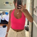 Urban Outfitters Pink Halter Crop Top Photo 2