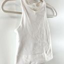 Abercrombie & Fitch Abercrombie YPB Racerback Seamless High Neck Tank Top White Small Photo 3