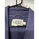 UGG  Braelyn Double Knit Pocket Tie Robe - Blue / Size Medium Photo 1