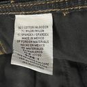 Mossimo Denim  Juniors SZ 1 Mini Jean Skirt Zip-Fly Dark Wash Pockets Blue Photo 4