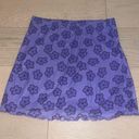 Purple Flowered Skirt Size L Photo 2