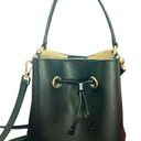 Kate Spade EUC black  pebble leather bucket crossbody bag Photo 0