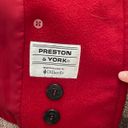 Preston & York  Red Wool Coat Photo 6