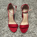 Shoe Land  Red Platform Heels, Size 8, EUC Photo 0
