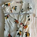 Rails  Grapefruit Print Wrap Dress Mini White Sz Med Photo 4