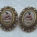 In Bloom Vintage 1928 raised rose  earrings Photo 0